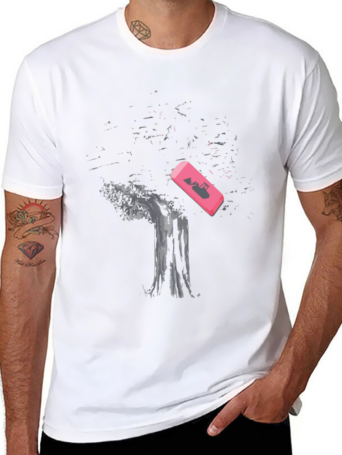Eraser Tree Graphic Tee
