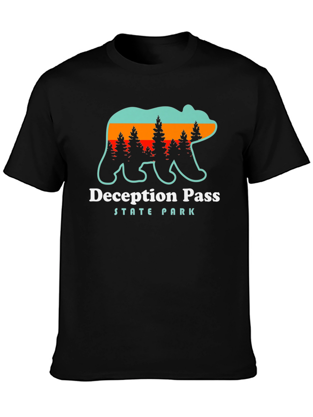 Deception Pass State Park Bear T-Shirt