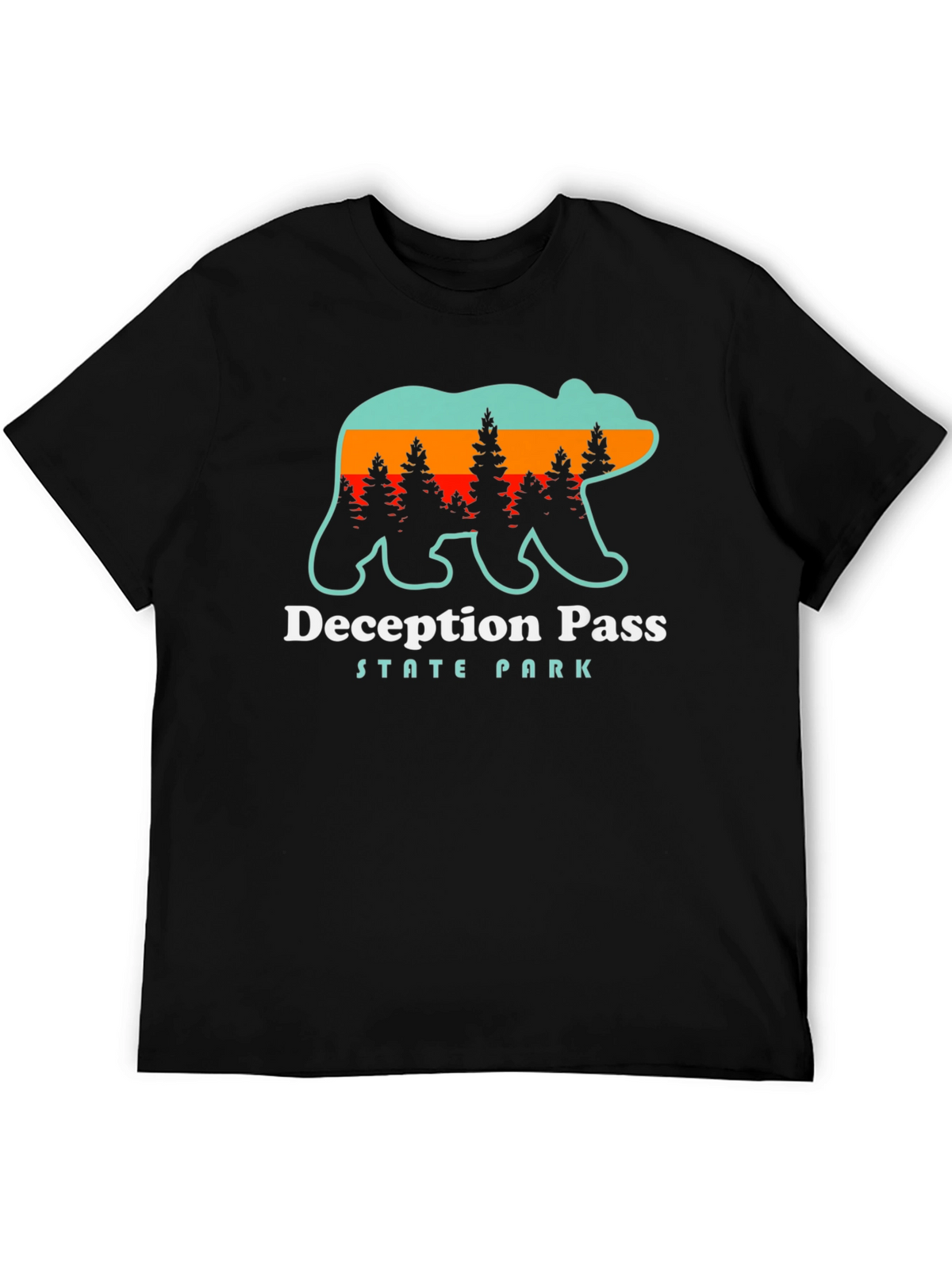 Deception Pass State Park Bear T-Shirt