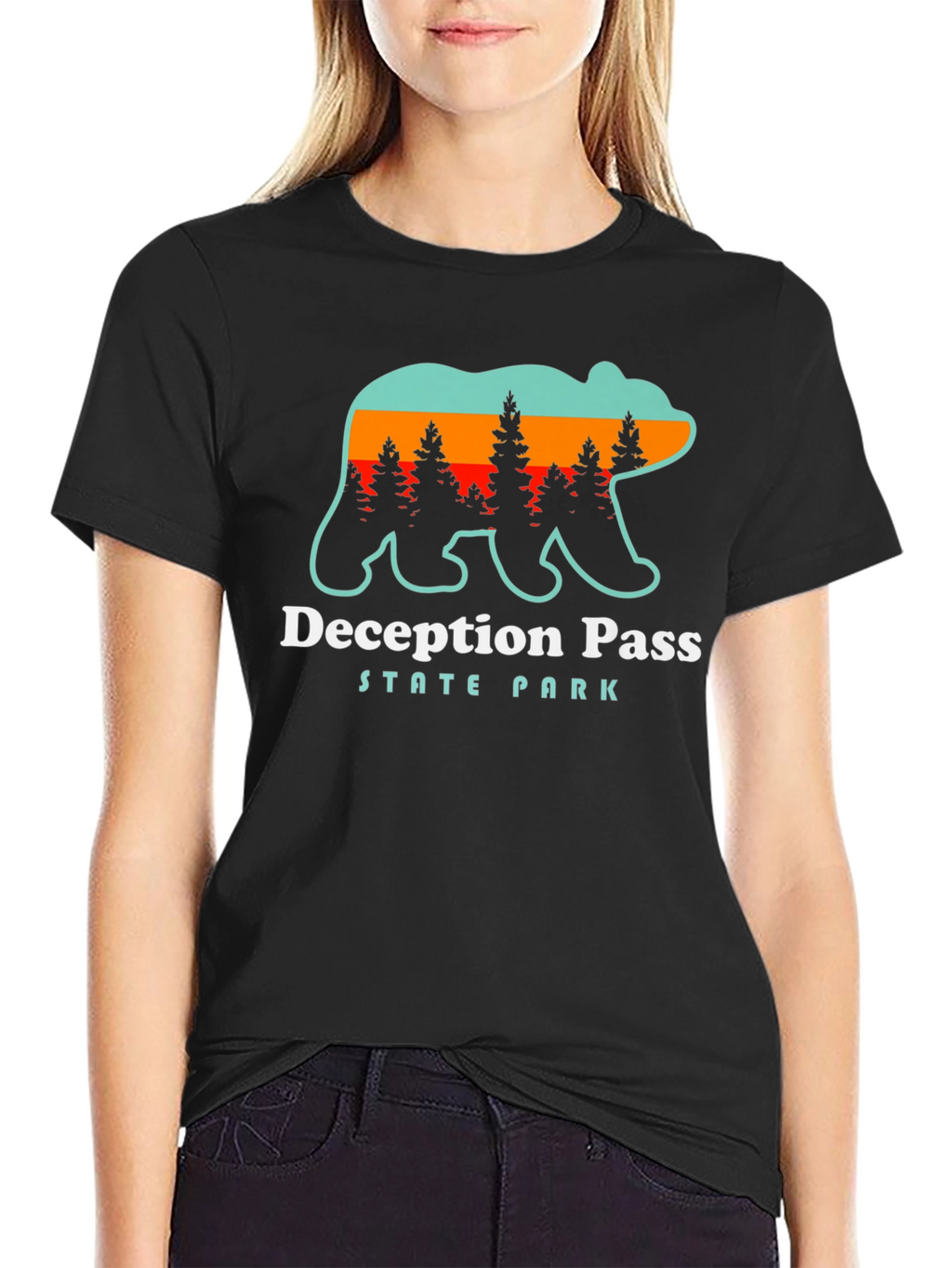 Deception Pass State Park Bear T-Shirt