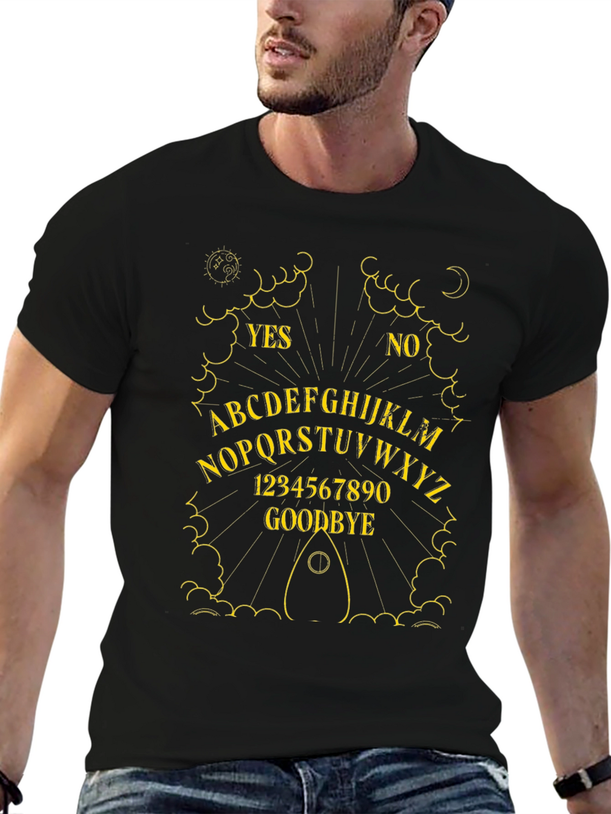 Ouija Board Graphic Tee - Spirit Board T-Shirt
