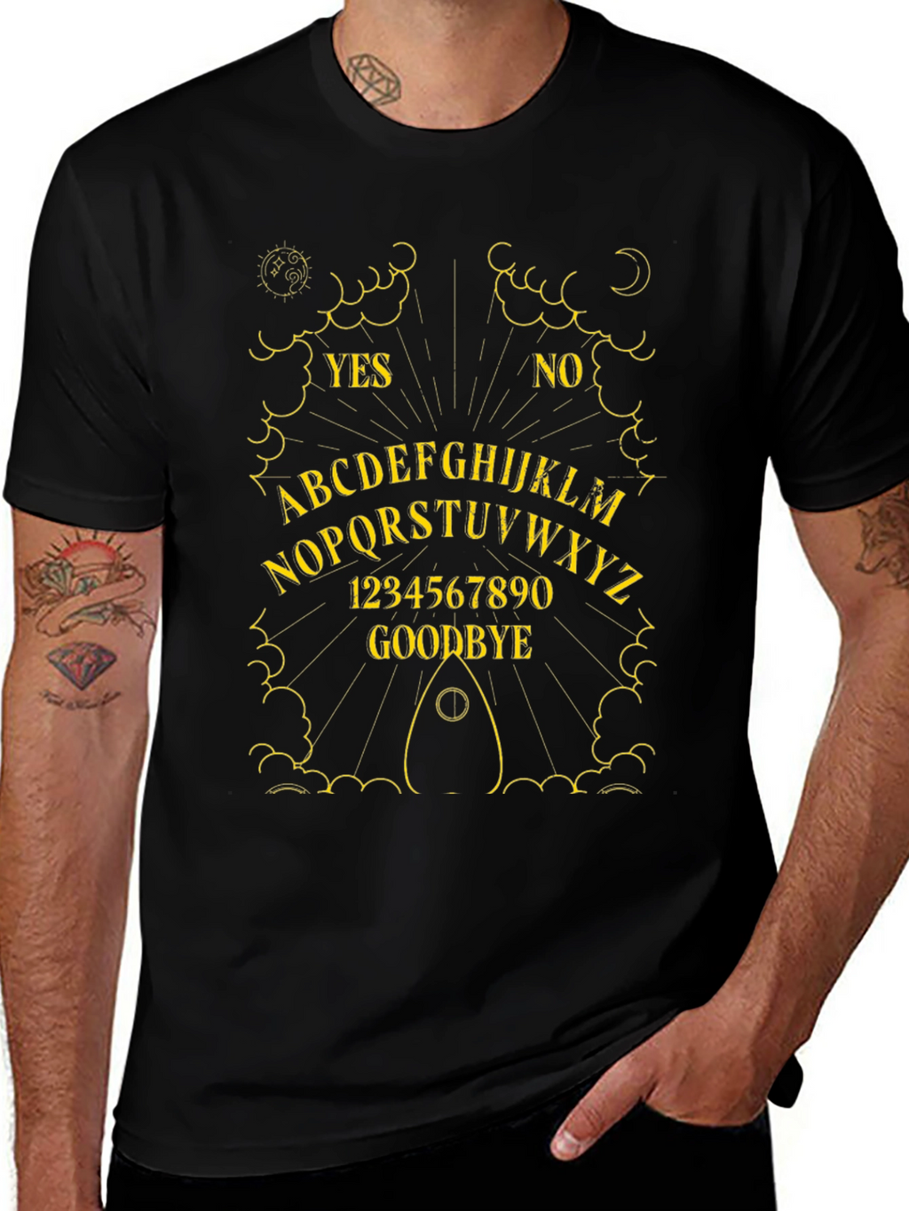 Ouija Board Graphic Tee - Spirit Board T-Shirt