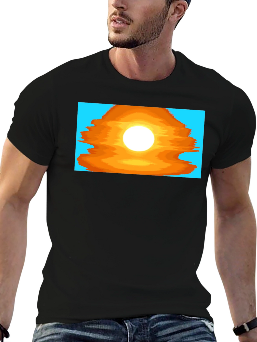 Retro Sunset T-Shirt - Classic Graphic Tee