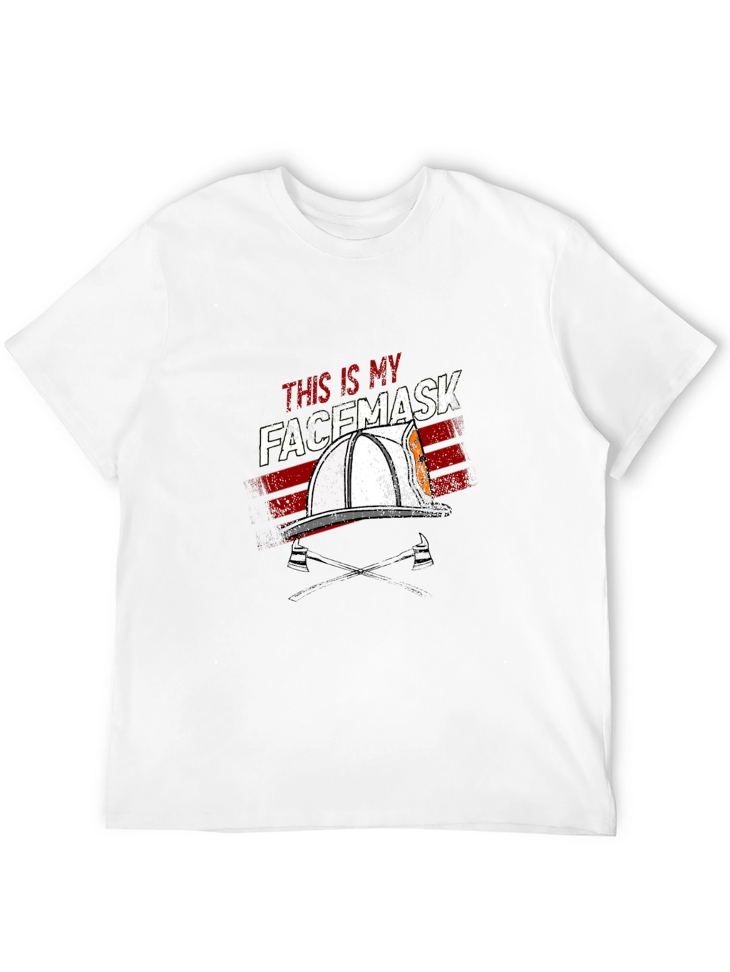 Firefighter Facemask T-Shirt - Black