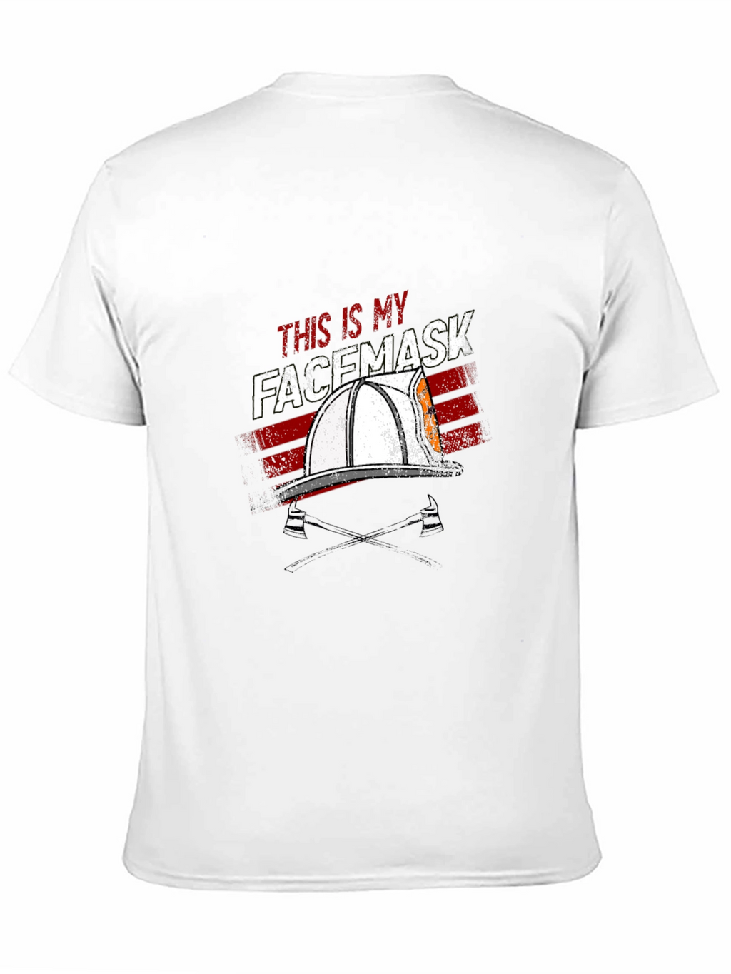 Firefighter Facemask T-Shirt - Black