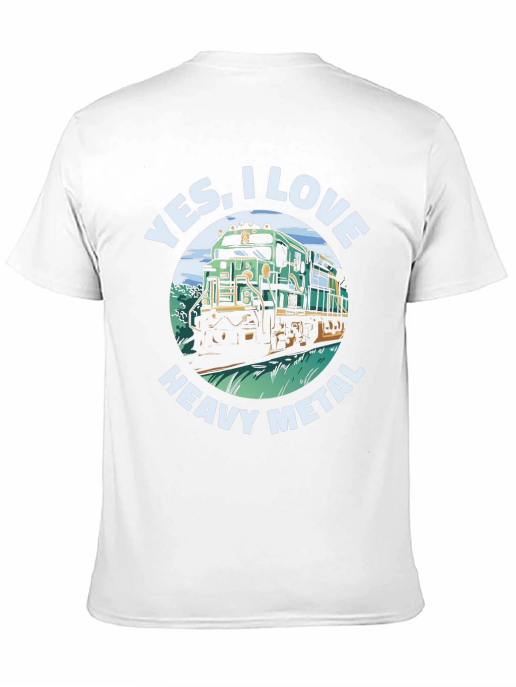 Yes I Love Heavy Metal Train T-Shirt