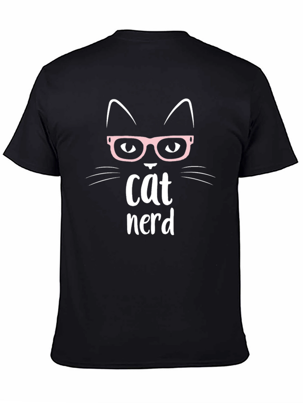 Cat Nerd T-Shirt - Cute Geeky Graphic Tee