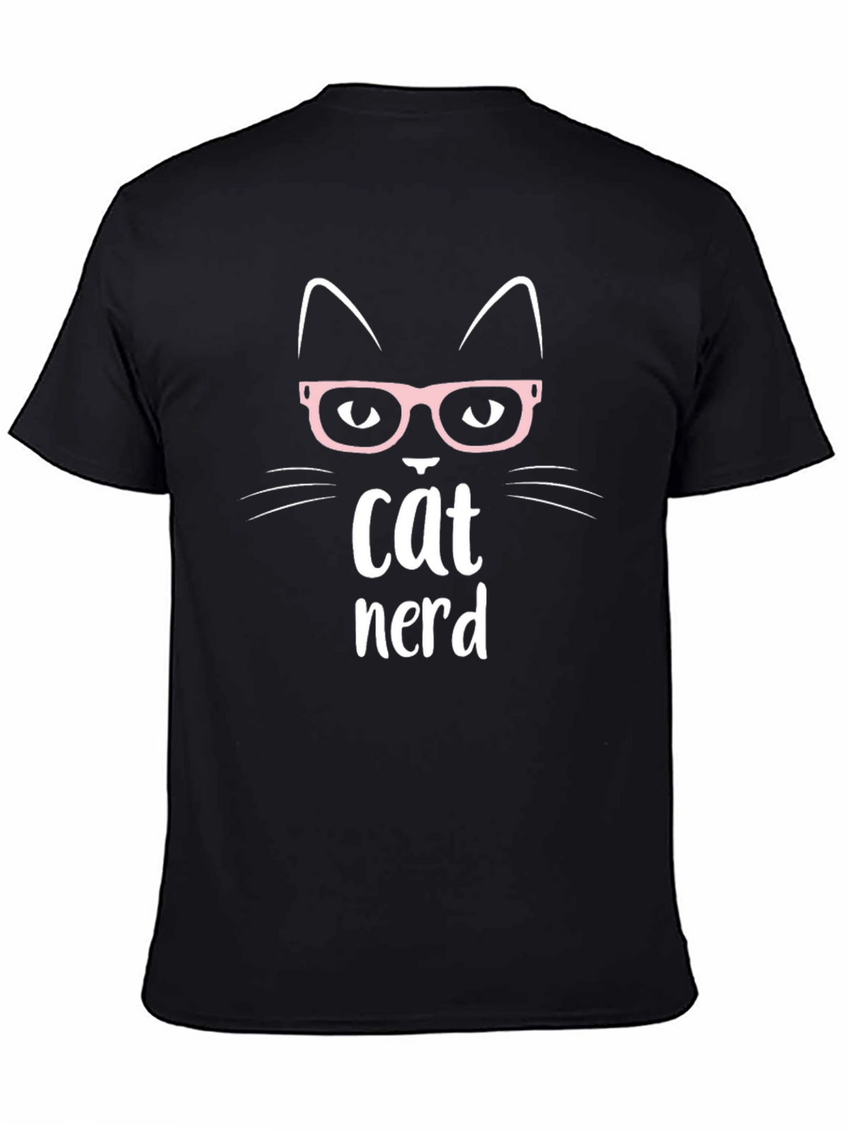 Cat Nerd T-Shirt - Cute Geeky Graphic Tee