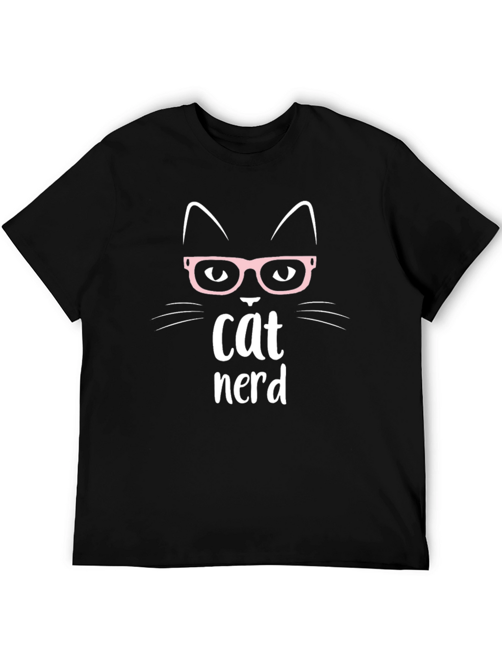 Cat Nerd T-Shirt - Cute Geeky Graphic Tee