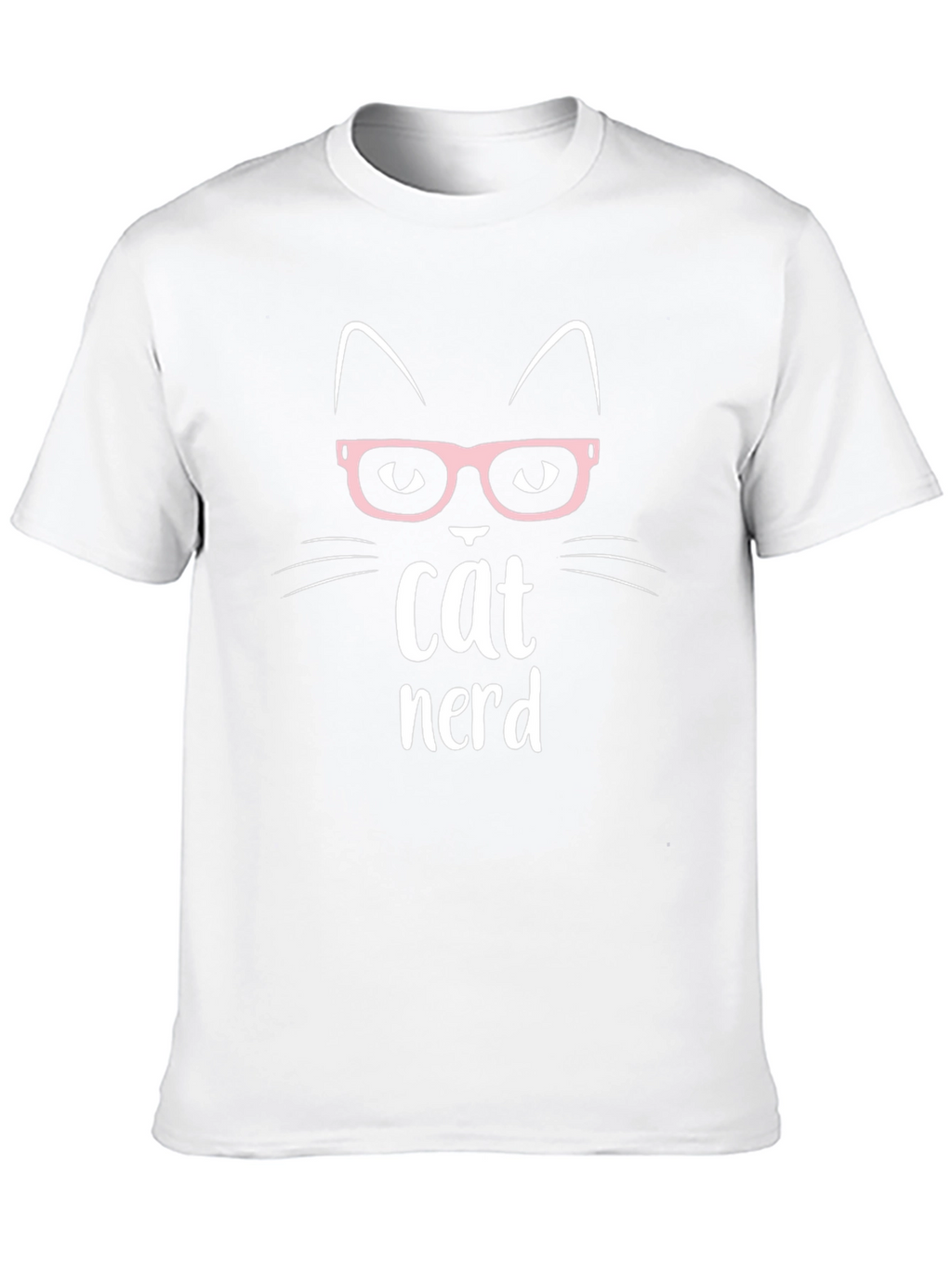 Cat Nerd T-Shirt - Cute Geeky Graphic Tee