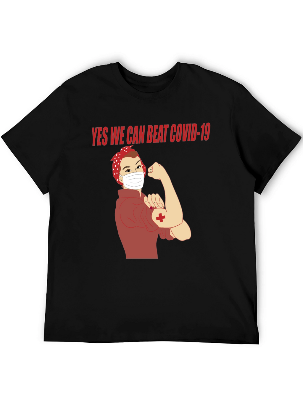 Rosie the Riveter COVID-19 T-Shirt