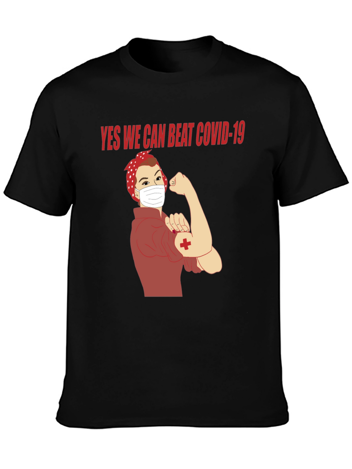 Rosie the Riveter COVID-19 T-Shirt