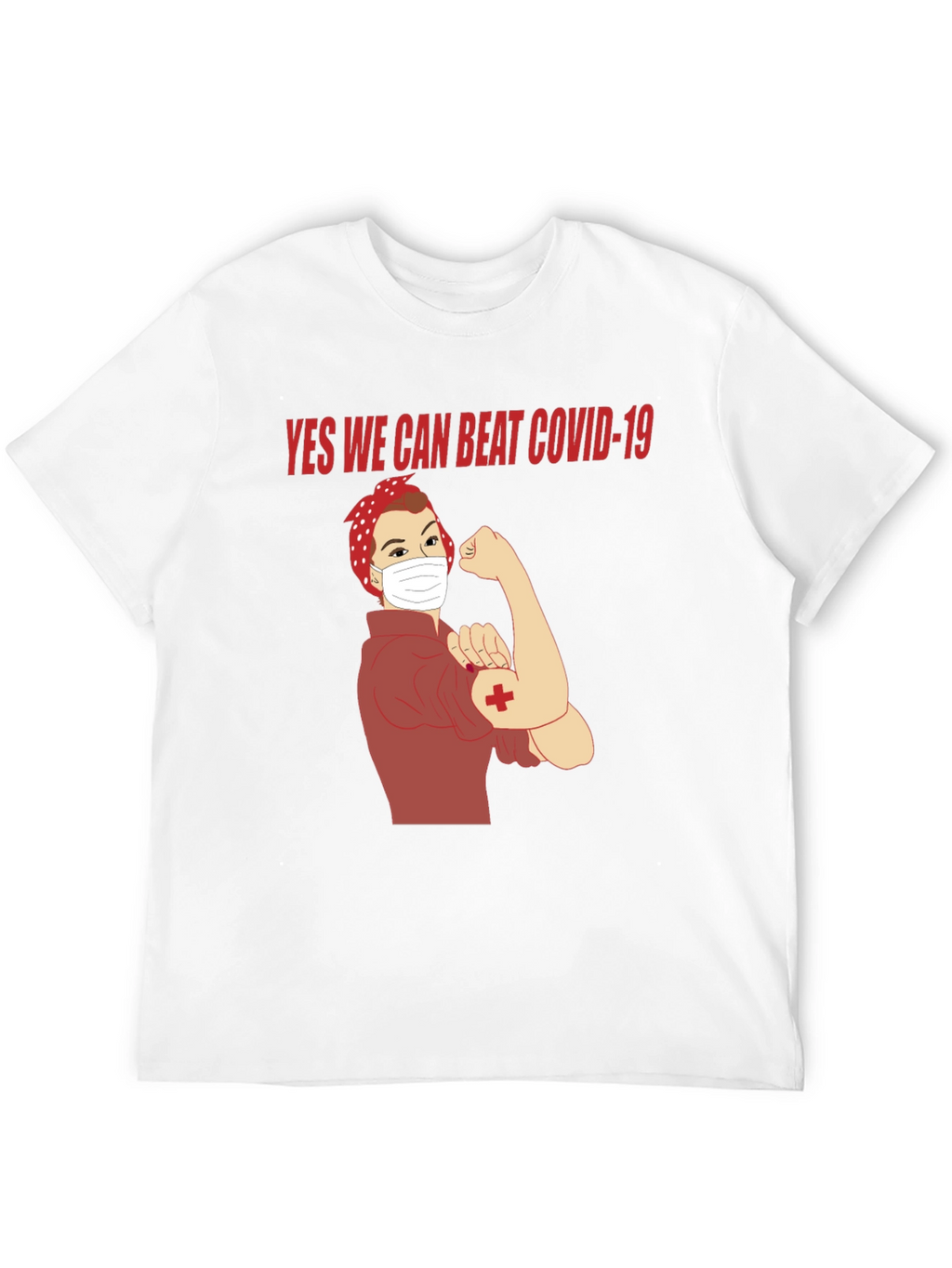 Rosie the Riveter COVID-19 T-Shirt