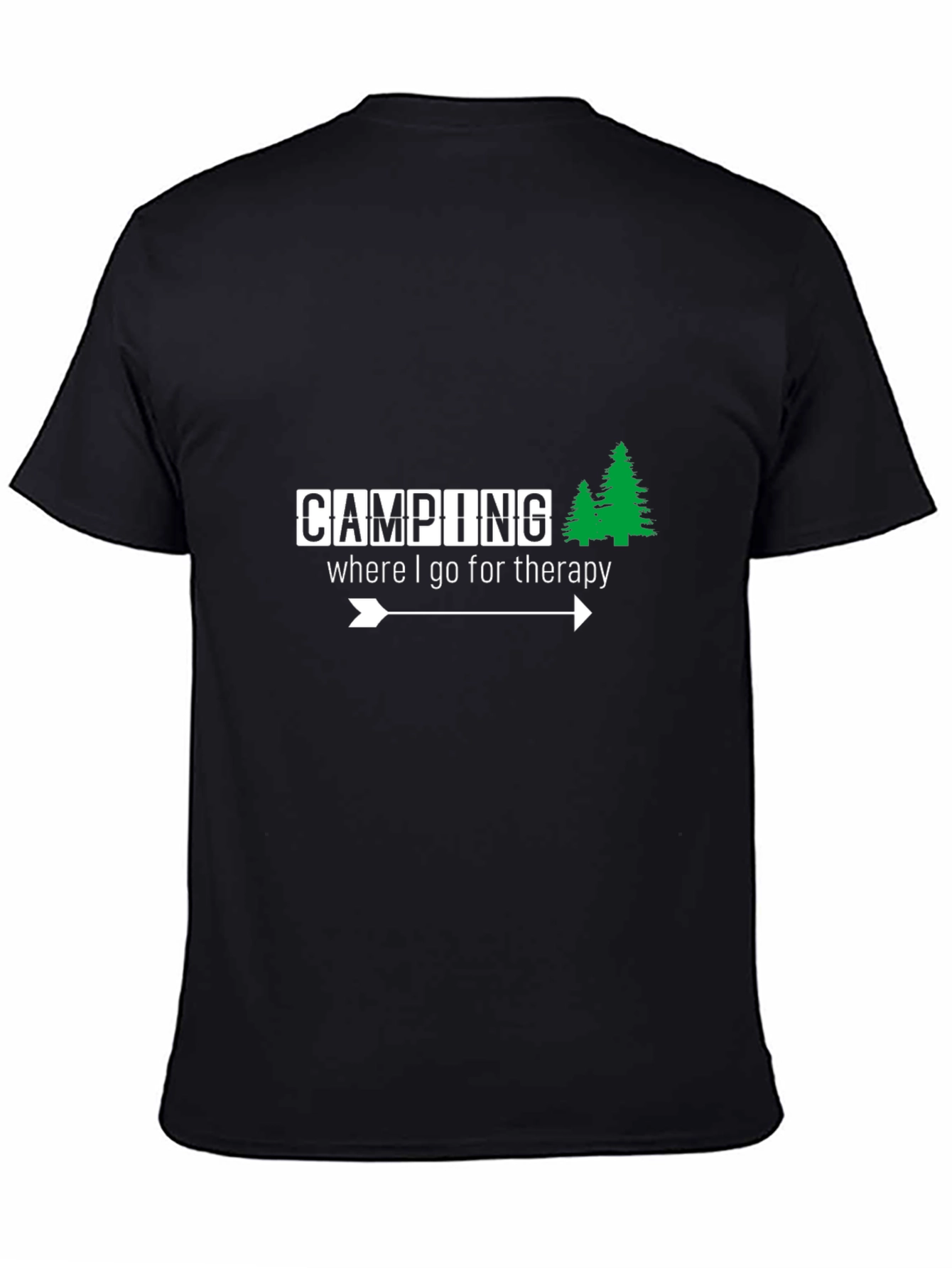 Camping Therapy T-Shirt - Nature Lover Apparel