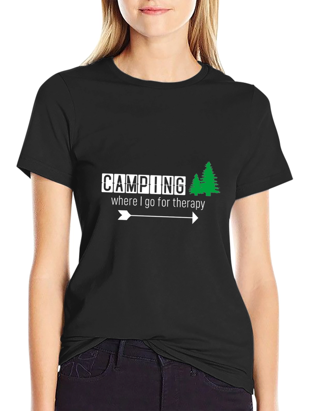 Camping Therapy T-Shirt - Nature Lover Apparel