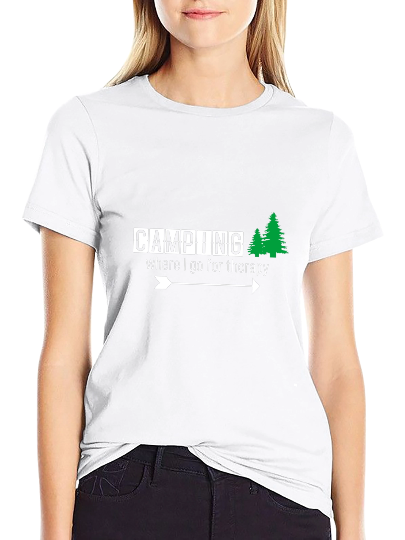Camping Therapy T-Shirt - Nature Lover Apparel