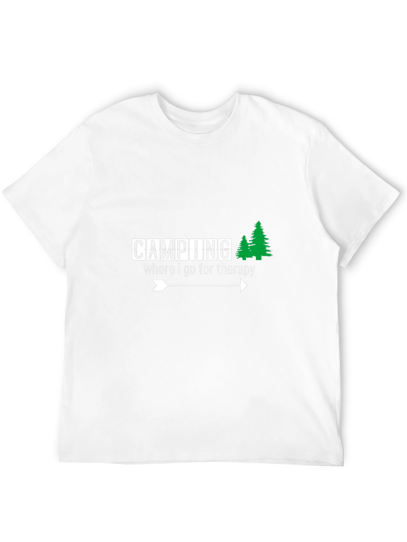 Camping Therapy T-Shirt - Nature Lover Apparel