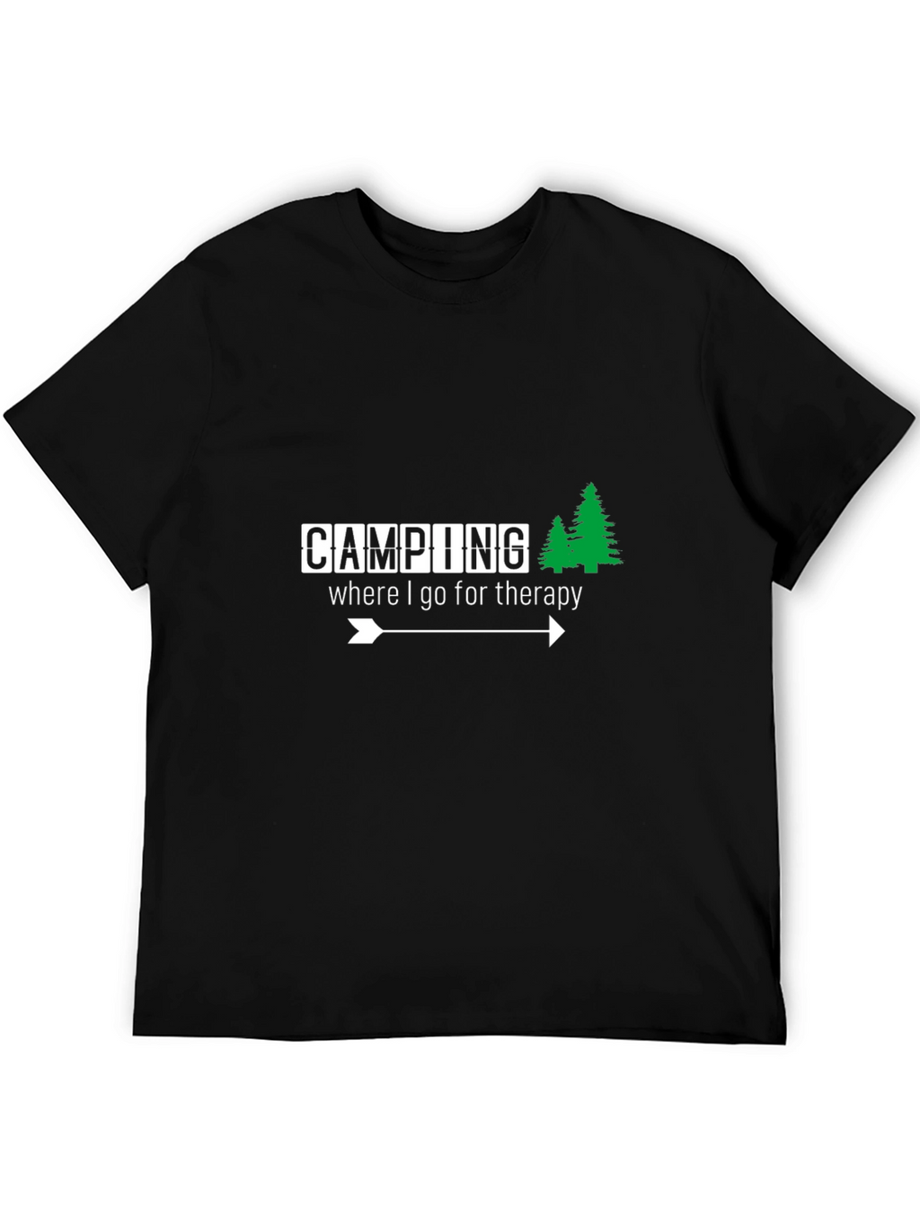 Camping Therapy T-Shirt - Nature Lover Apparel