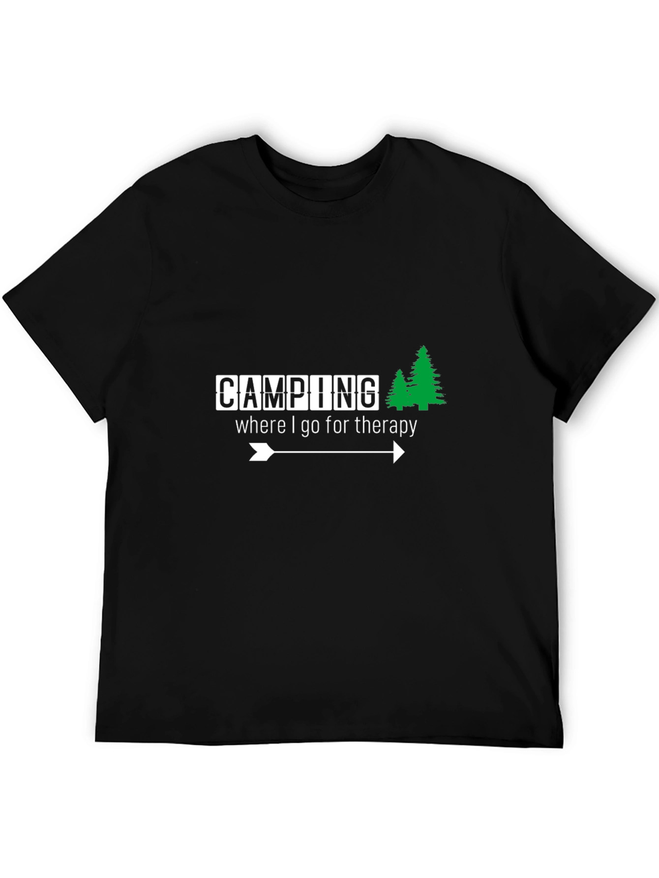 Camping Therapy T-Shirt - Nature Lover Apparel