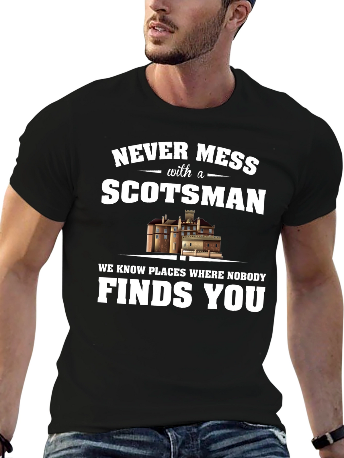 Never Mess with a Scotsman Graphic Tee