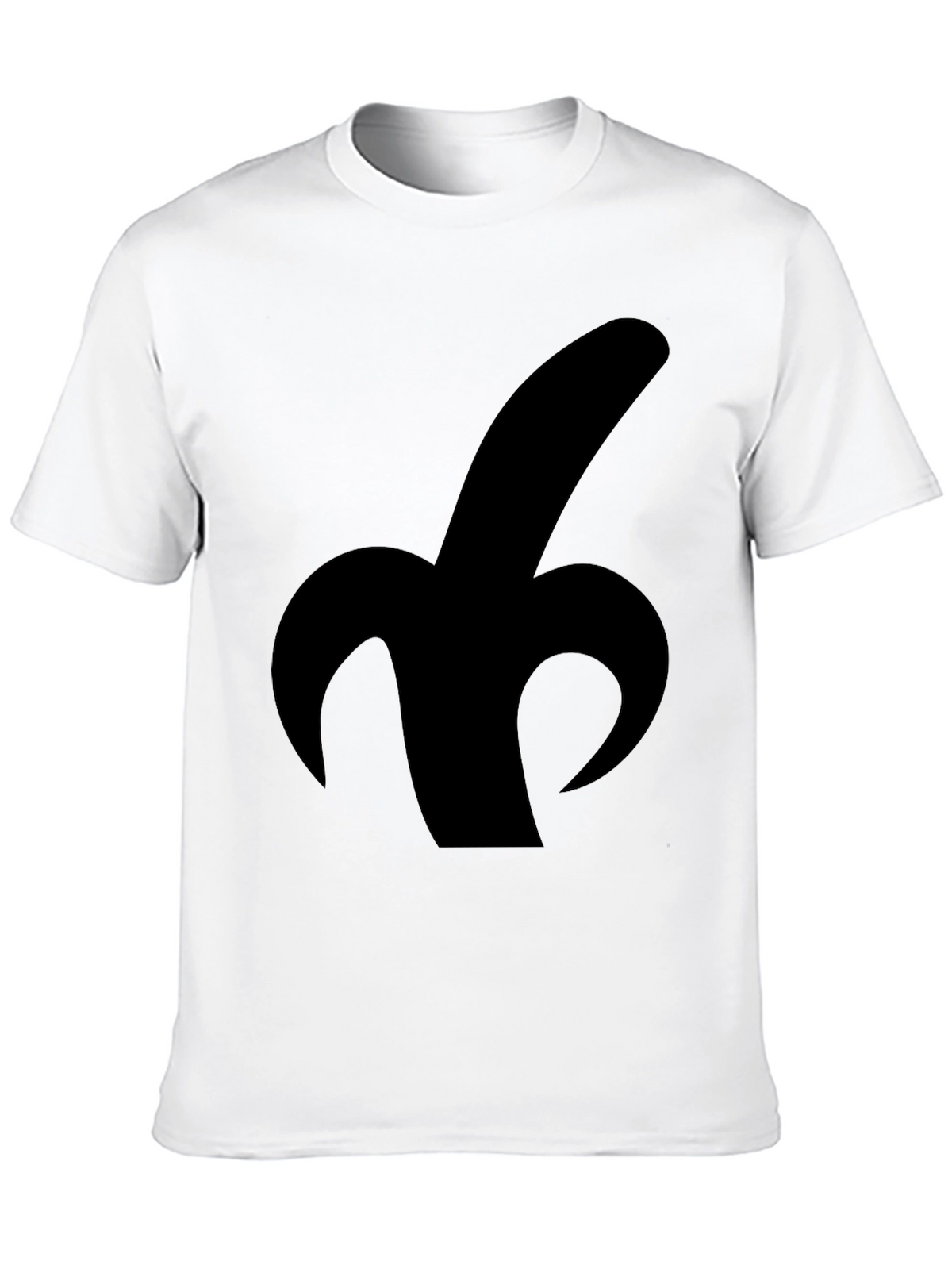 Banana Silhouette Graphic Tee - Classic Black