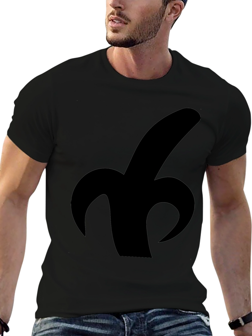 Banana Silhouette Graphic Tee - Classic Black