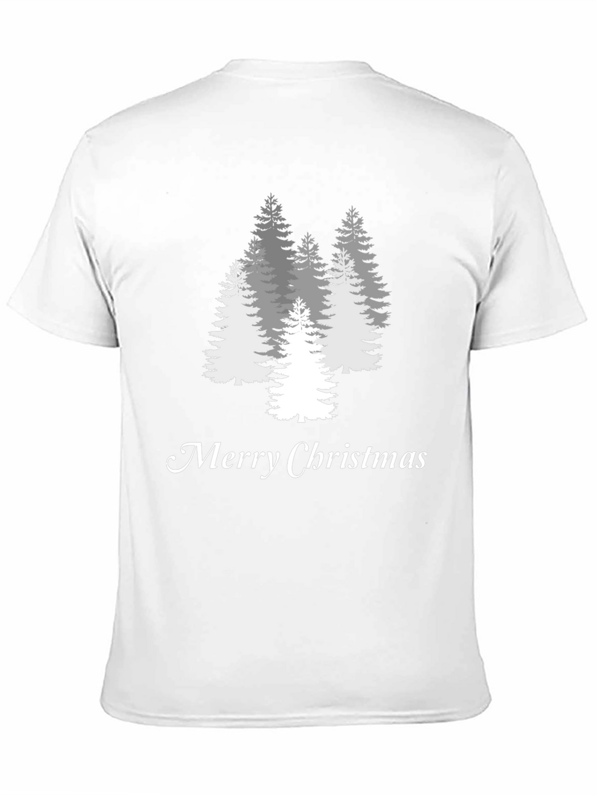 Merry Christmas Tree Graphic Tee - Holiday Style