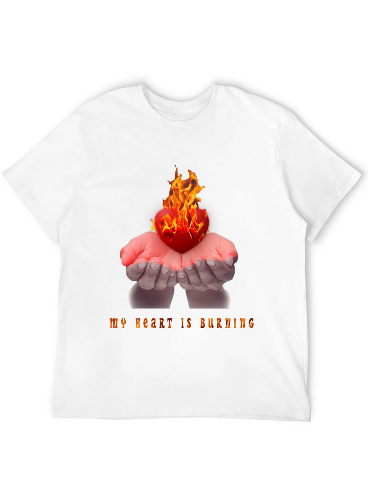 Burning Heart Graphic Tee
