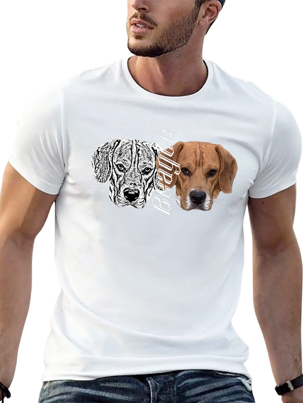 Beagle Dog Lovers T-Shirt - Unique Animal Graphic Tee