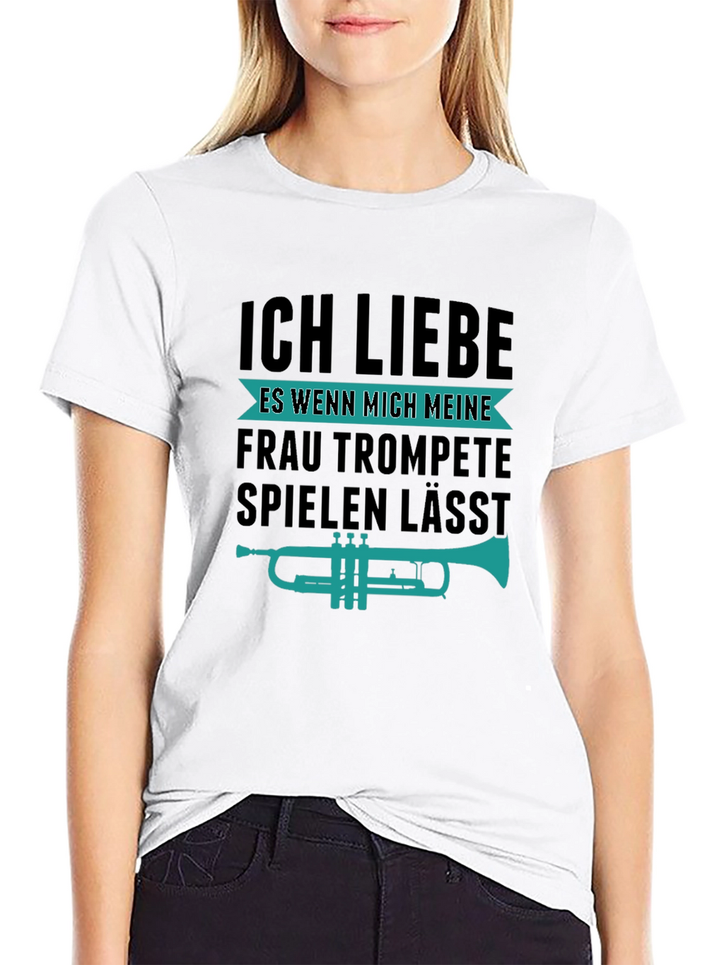 Funny Trumpet Player T-Shirt - I Love My Wife!