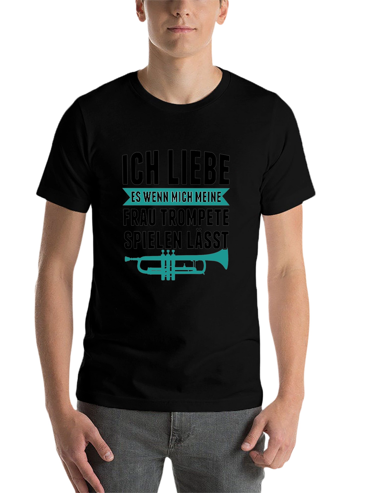 Funny Trumpet Player T-Shirt - I Love My Wife!