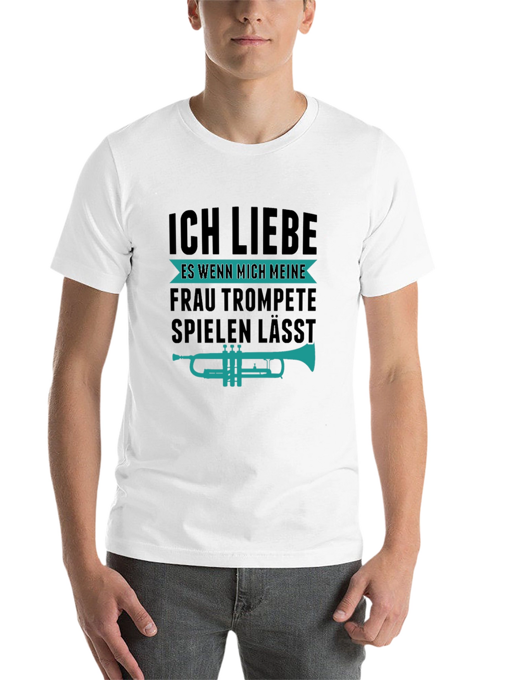 Funny Trumpet Player T-Shirt - I Love My Wife!