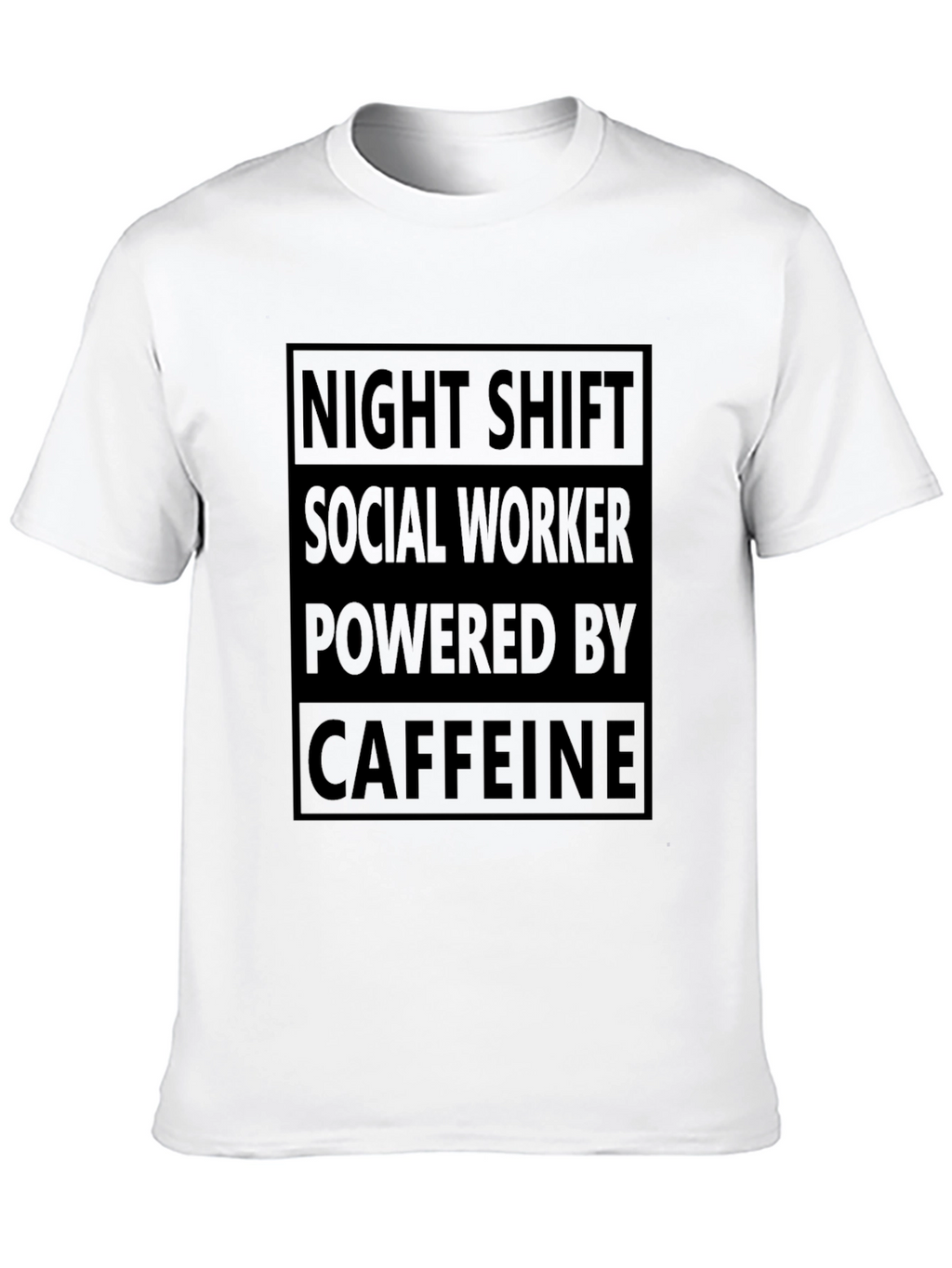 Night Shift Social Worker Caffeine T-Shirt