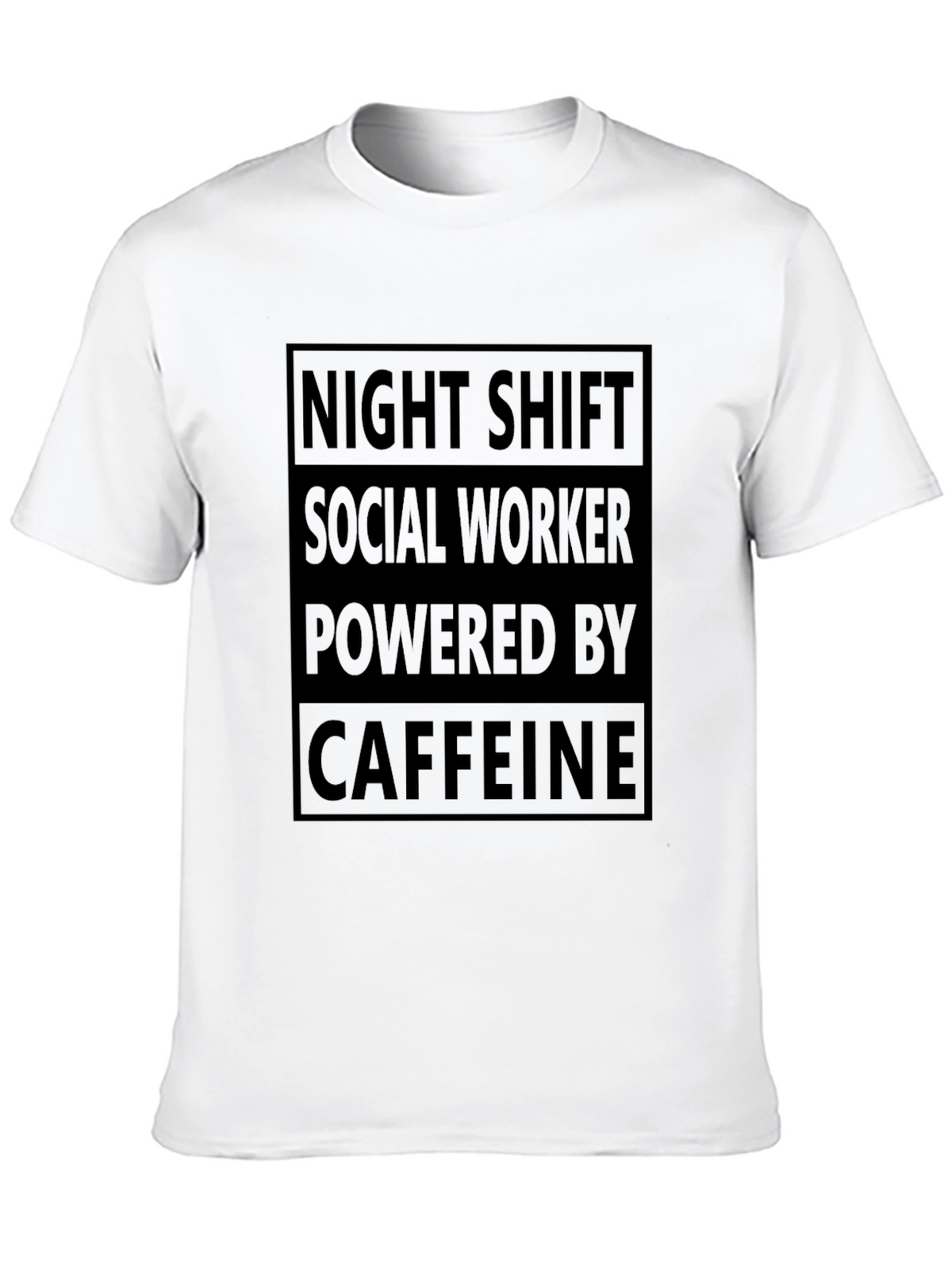 Night Shift Social Worker Caffeine T-Shirt