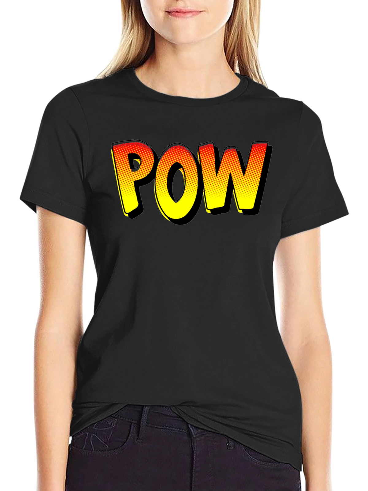 Comic Book Style POW T-Shirt