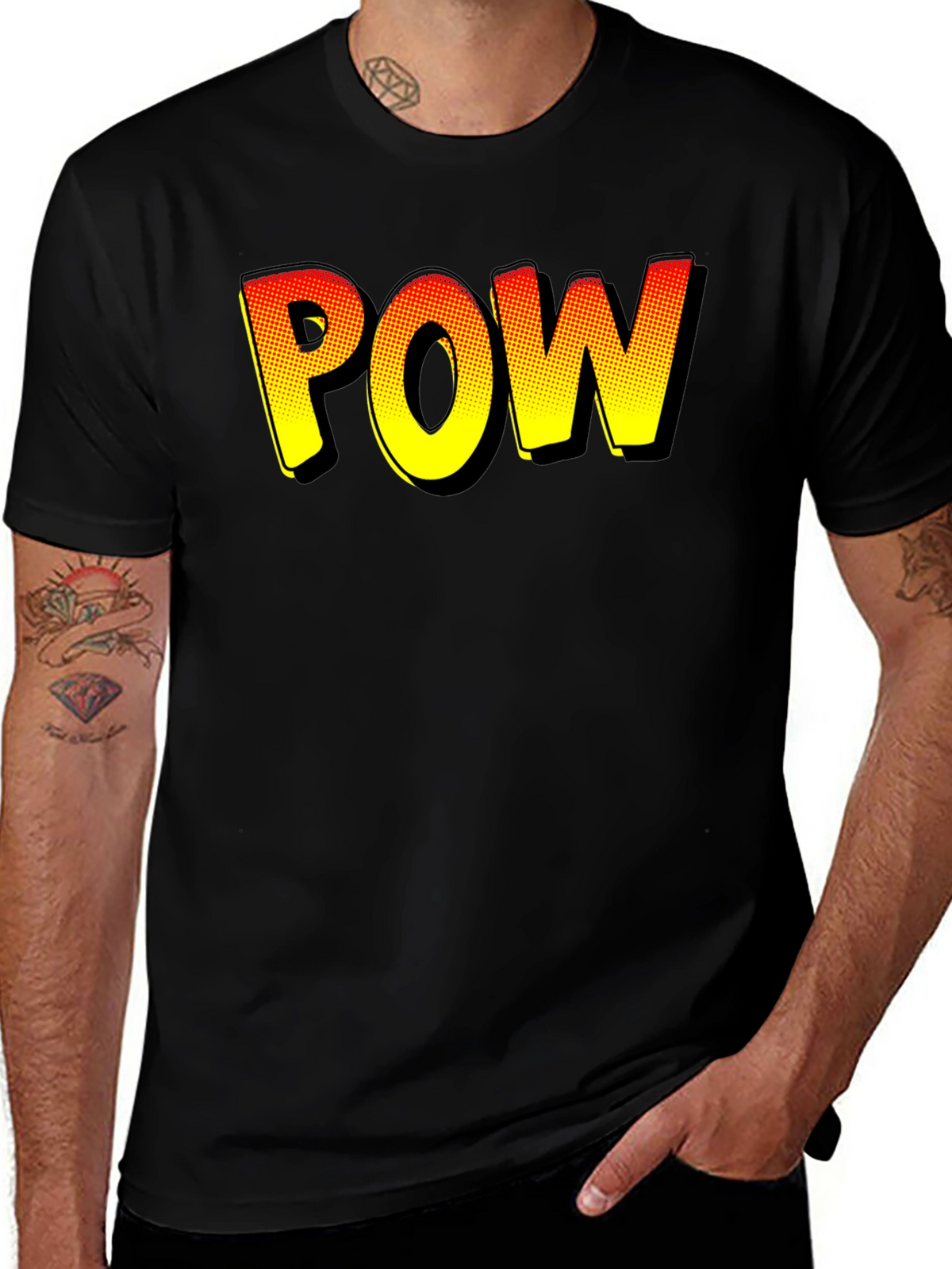 Comic Book Style POW T-Shirt