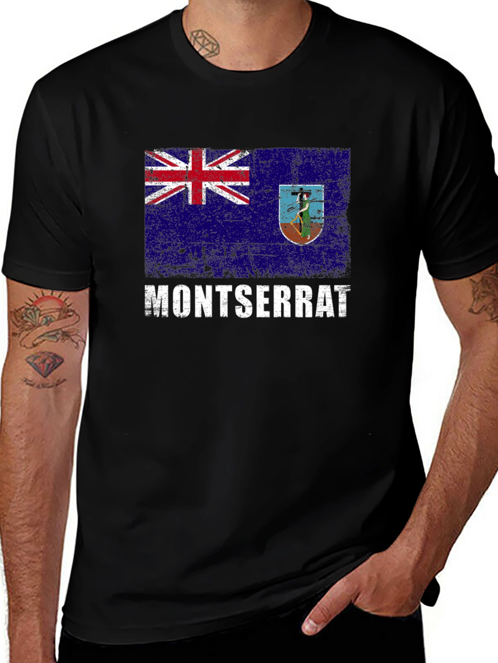 Montserrat Flag T-Shirt