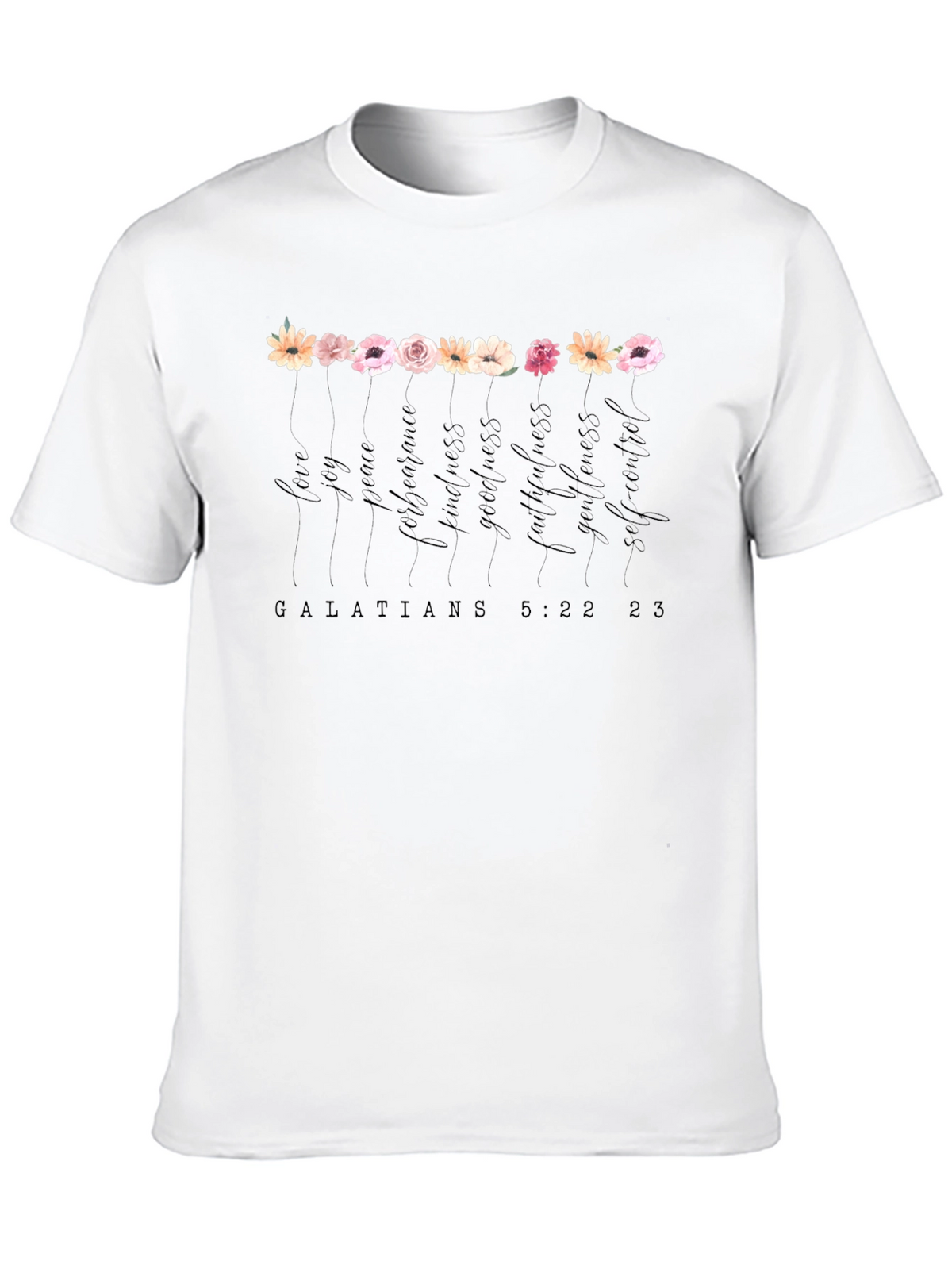 Fruits of the Spirit Black Graphic Tee
