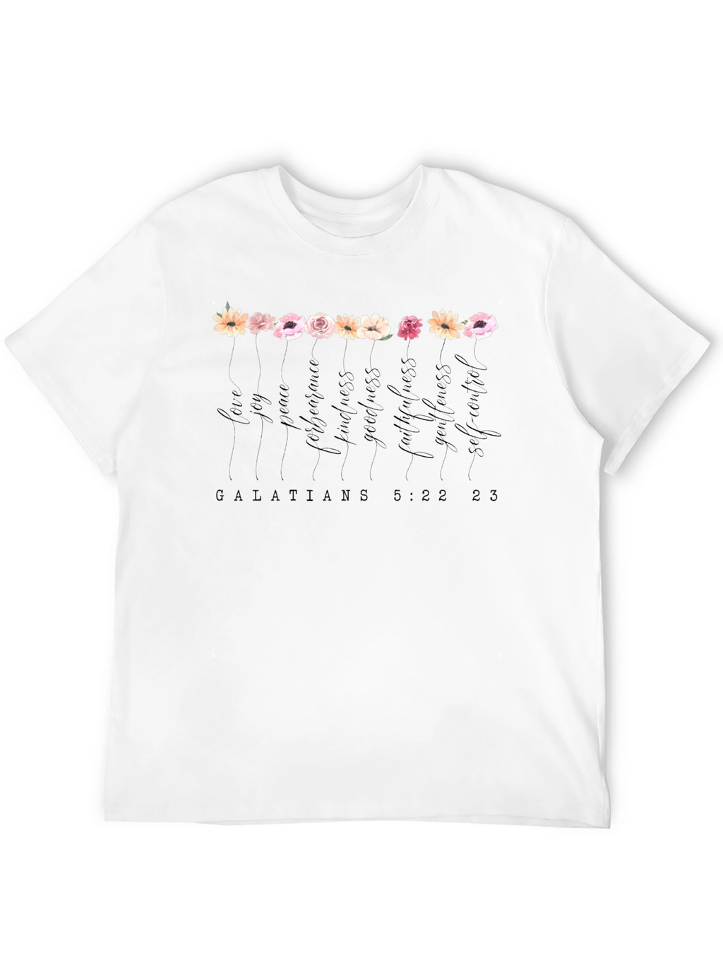 Fruits of the Spirit Black Graphic Tee
