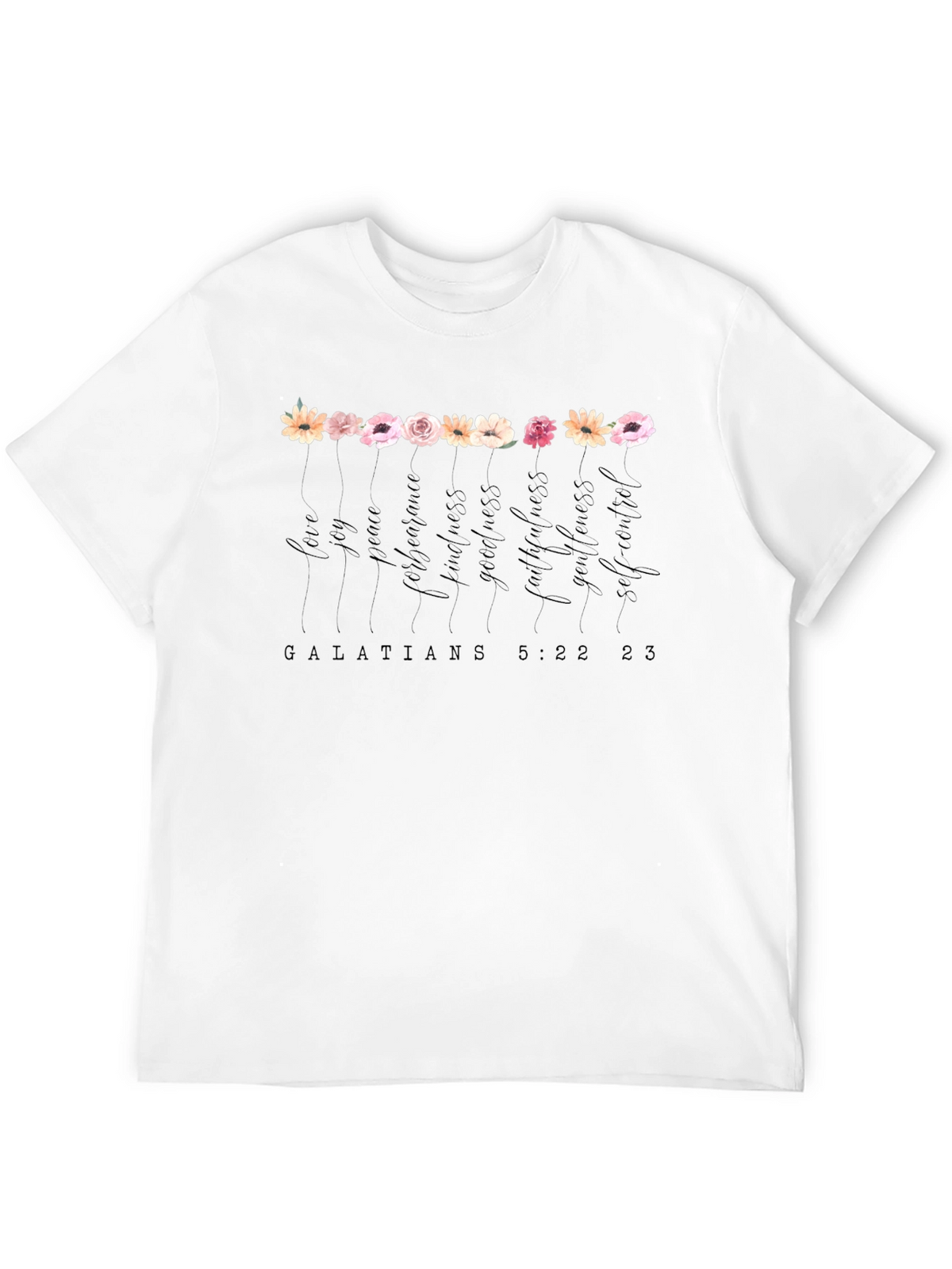 Fruits of the Spirit Black Graphic Tee