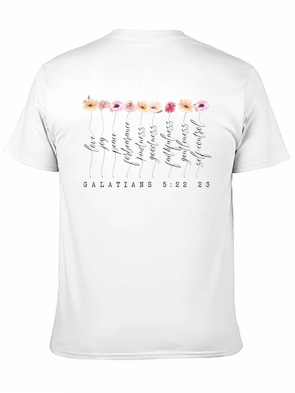 Fruits of the Spirit Black Graphic Tee