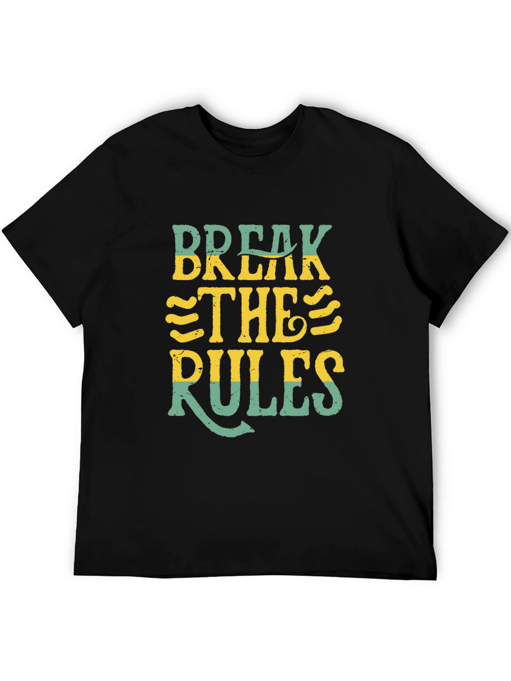Break the Rules Graphic T-Shirt - Black