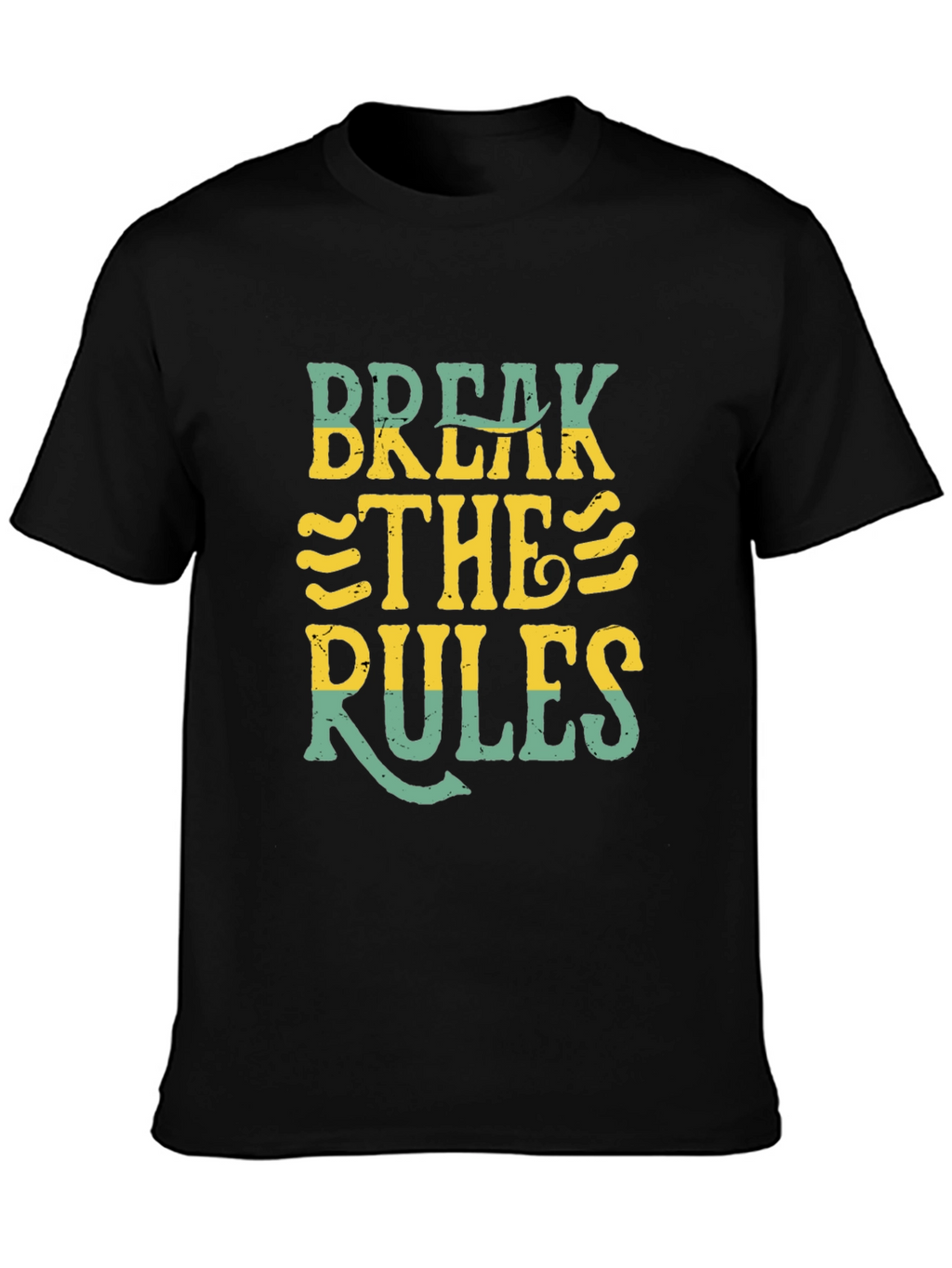 Break the Rules Graphic T-Shirt - Black