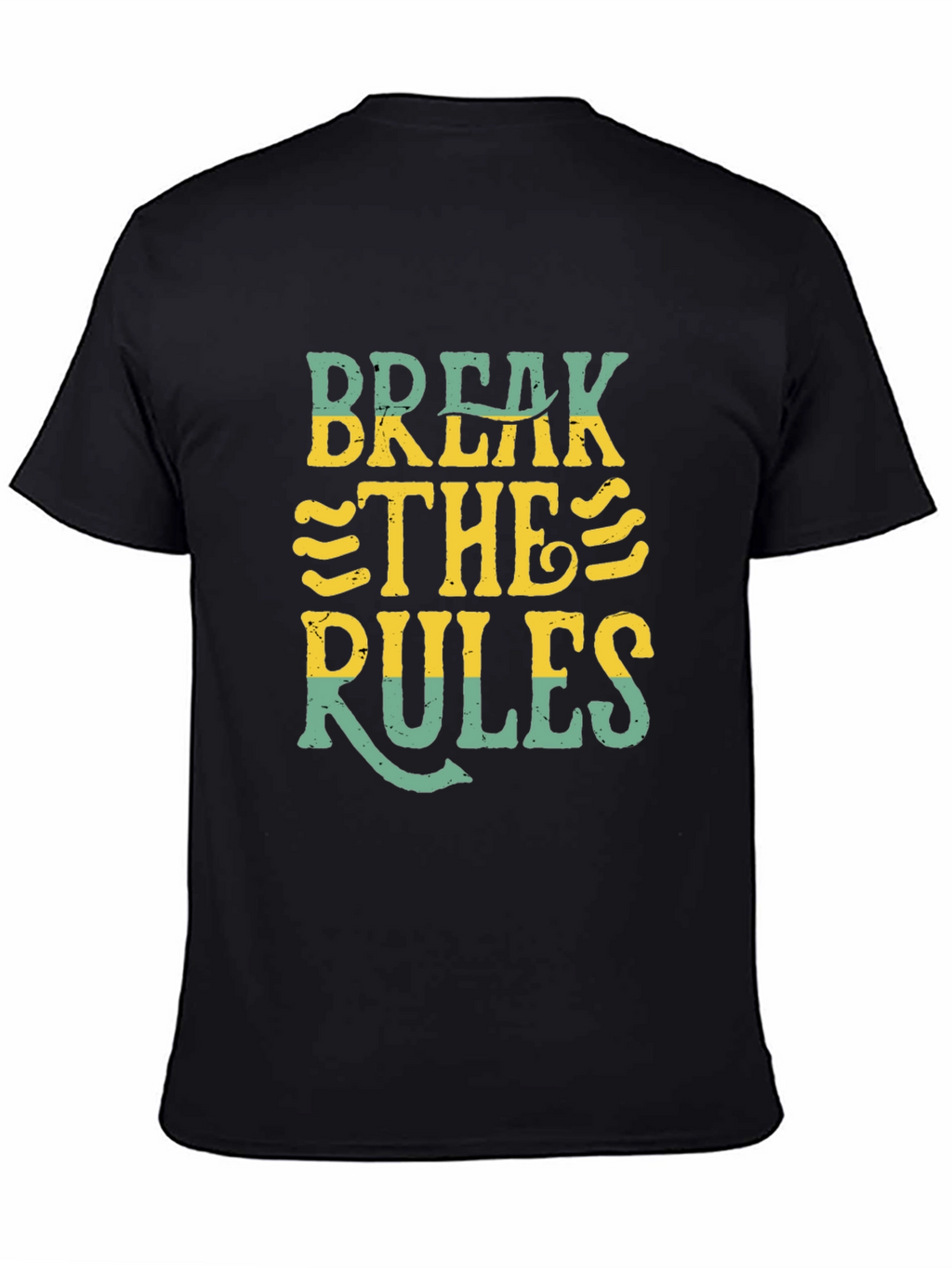 Break the Rules Graphic T-Shirt - Black