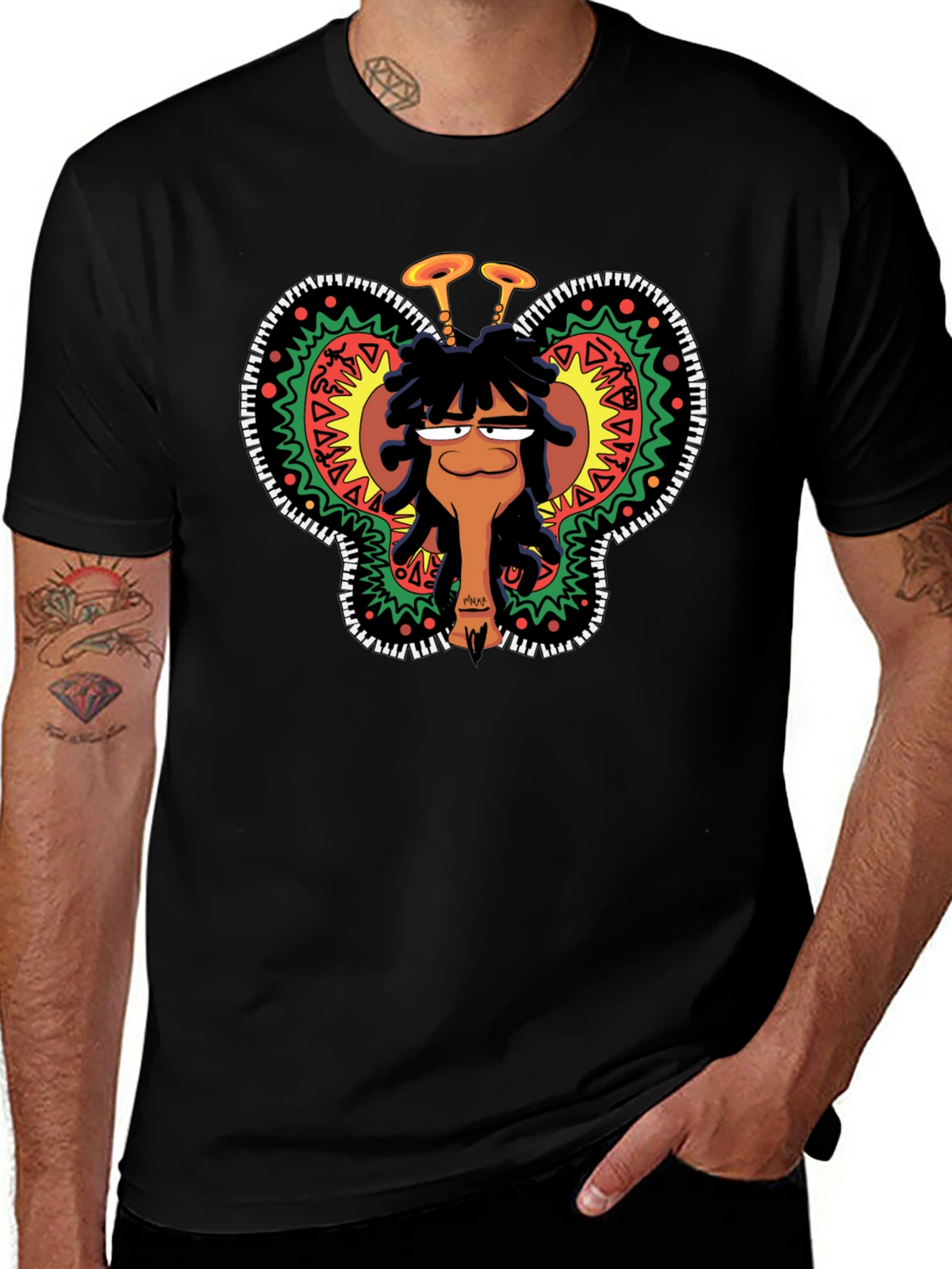 Funky Cartoon Graphic Tee