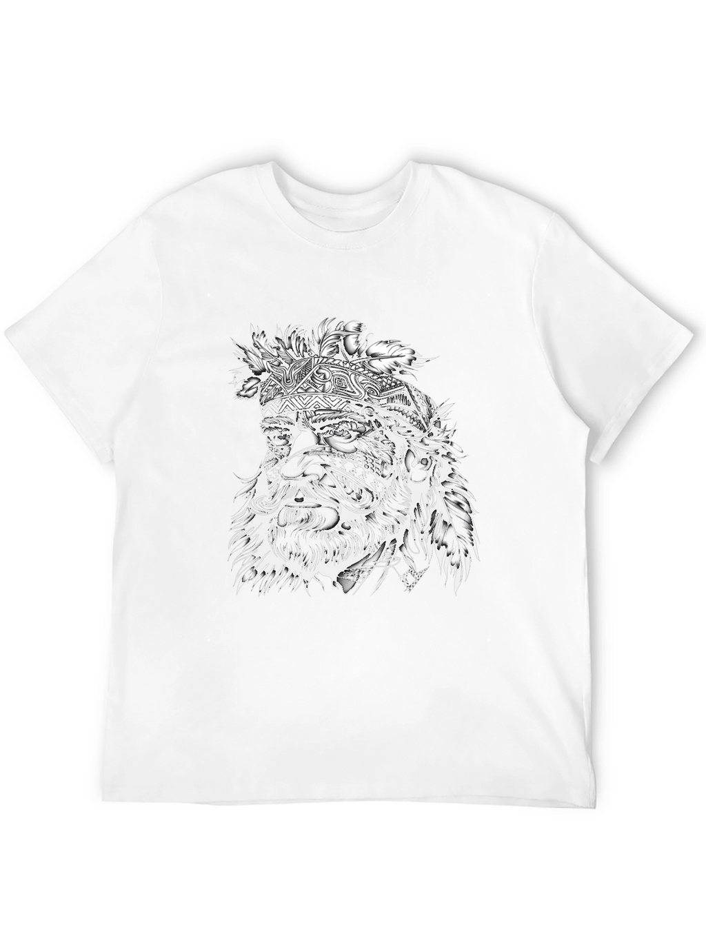 Graphic Tee - Tribal Chief Portrait