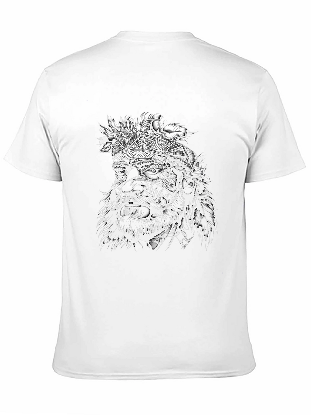 Graphic Tee - Tribal Chief Portrait