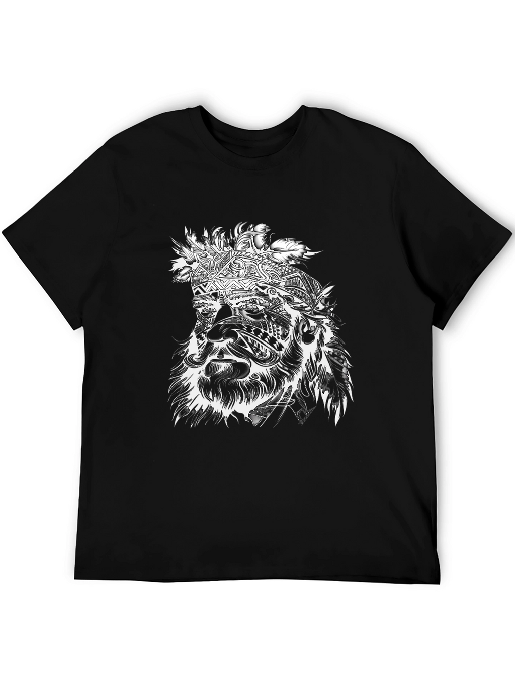 Graphic Tee - Tribal Chief Portrait
