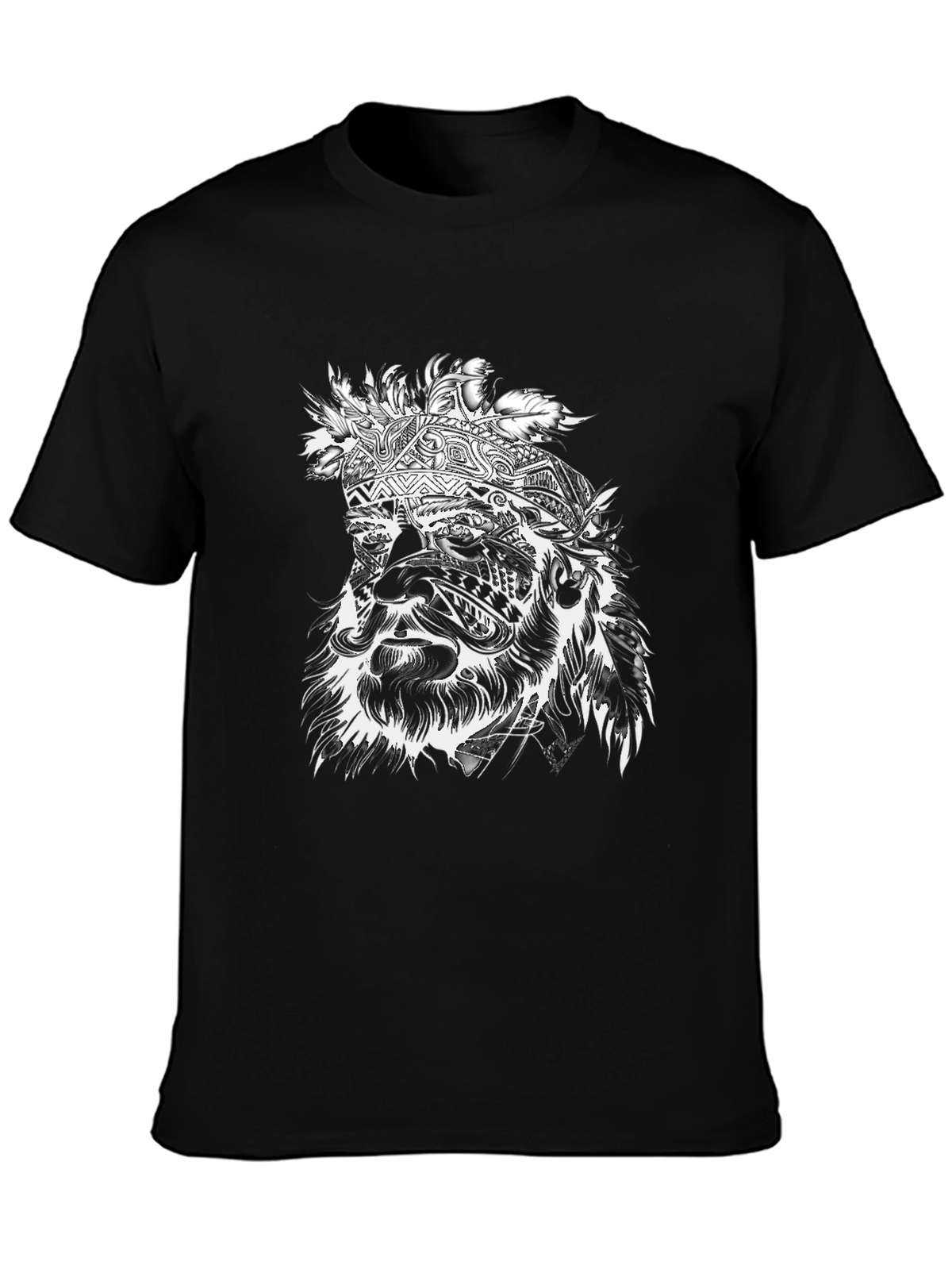 Graphic Tee - Tribal Chief Portrait