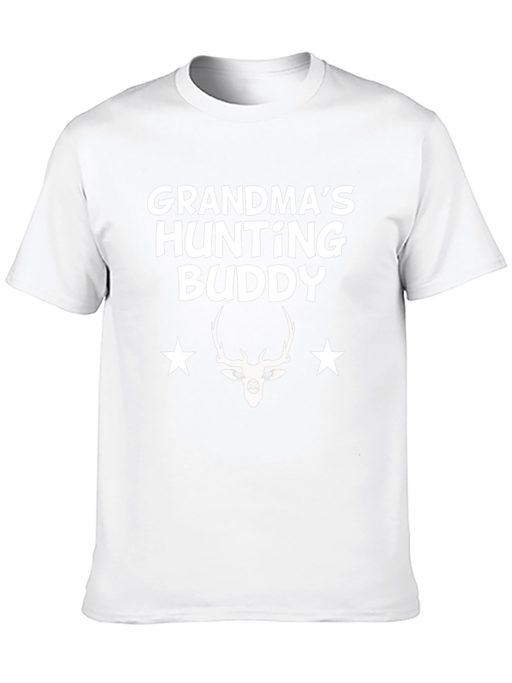 Grandmas Hunting Buddy Graphic Tee - Black Cotton T-Shirt